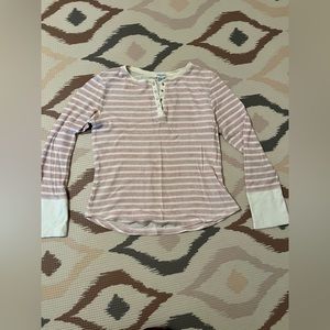 Splendid Waffle Pajama SET (top and bottom)